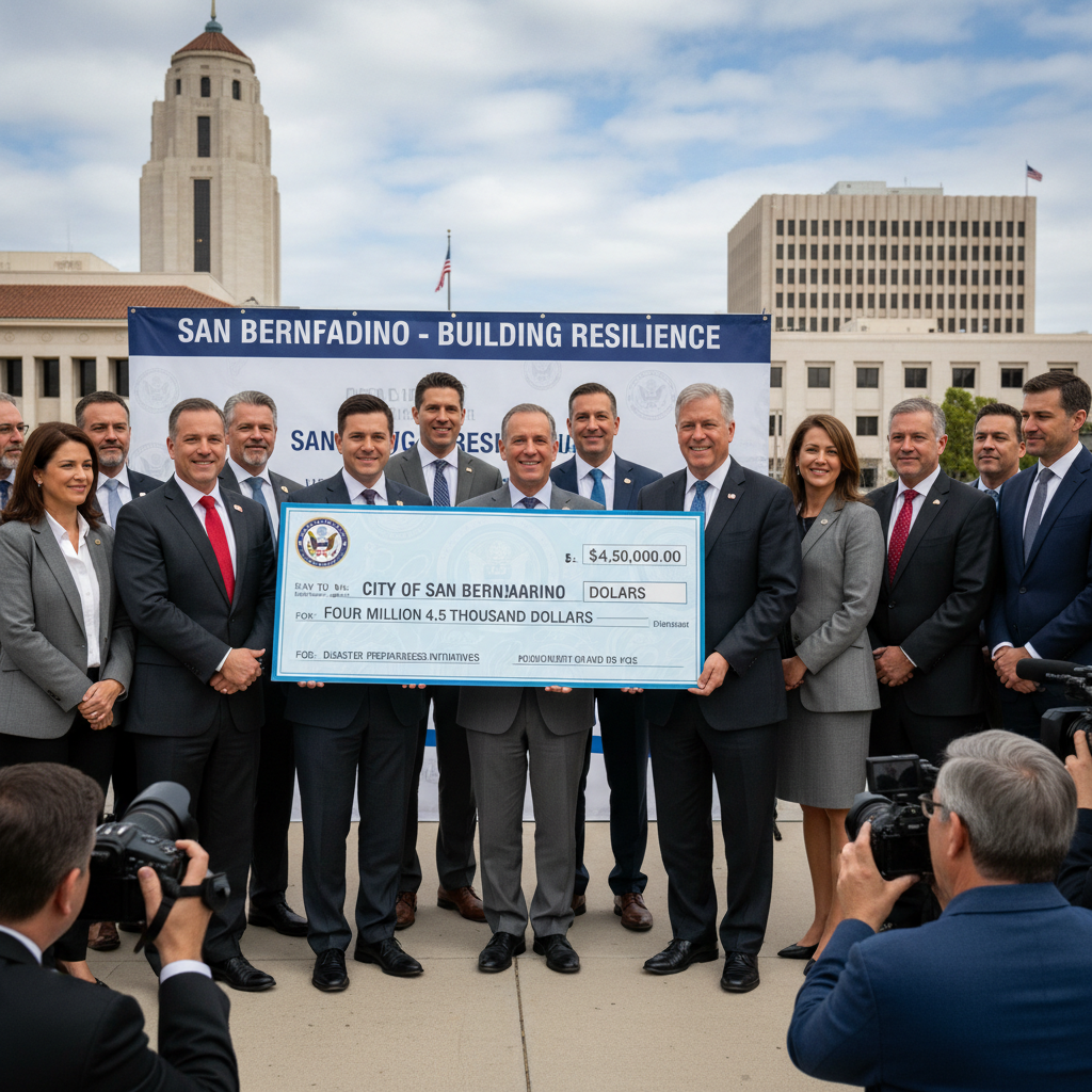 San Bernardino Receives $1.15 Million Federal Grant for Disaster Preparedness