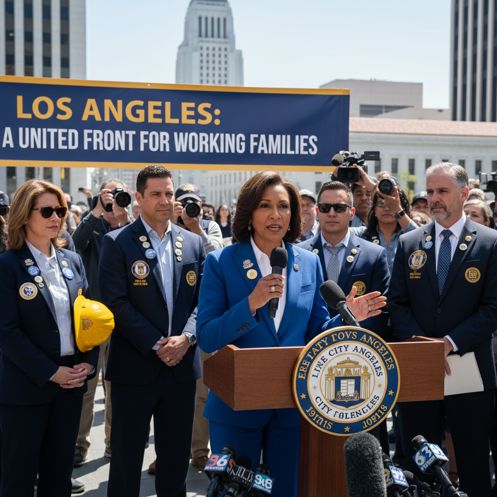 Mayor Bass Secures Budget Agreement, Averts Layoffs
