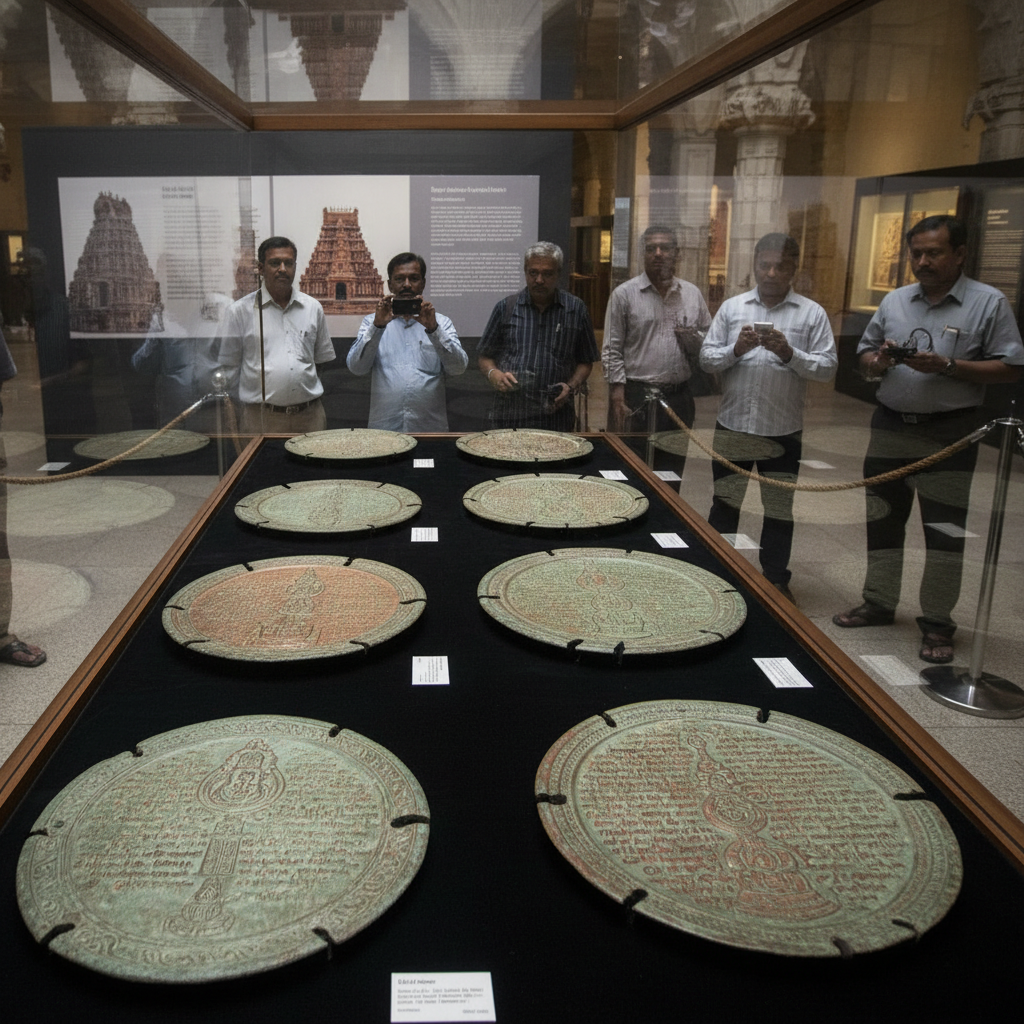 Netherlands Returns Chola-Era Copper Plates to India