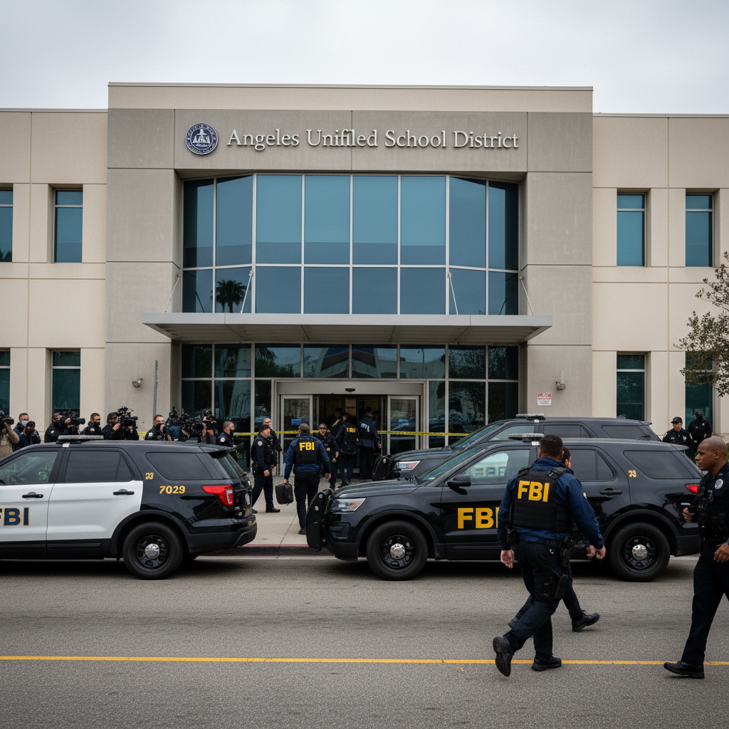 FBI Raids Los Angeles School District Headquarters and Superintendent's Home