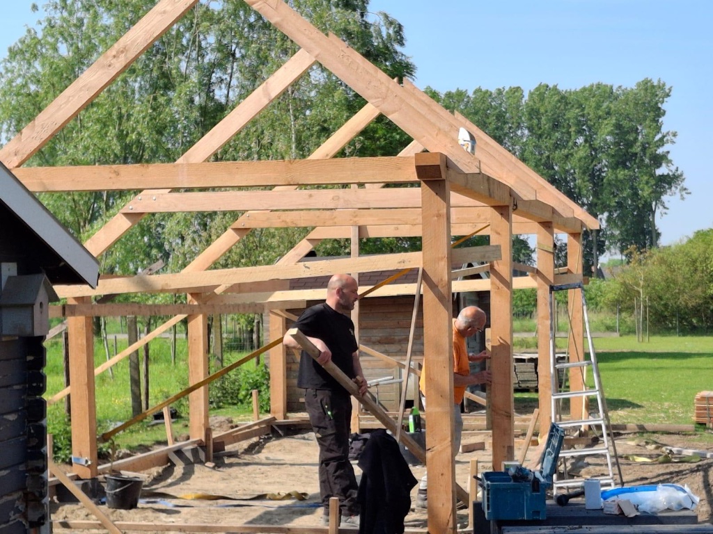 Franse Klus aan het werk