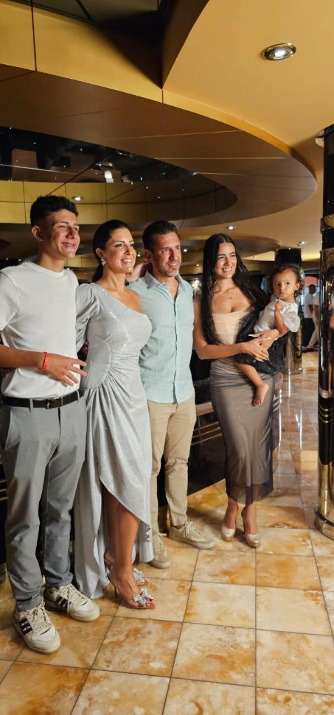 Clauber Gomes e família