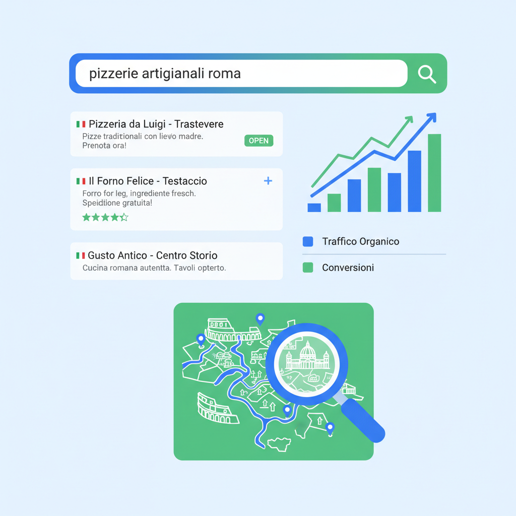 SEO per Piccole Imprese Italiane: guida pratica per essere trovato su Google
