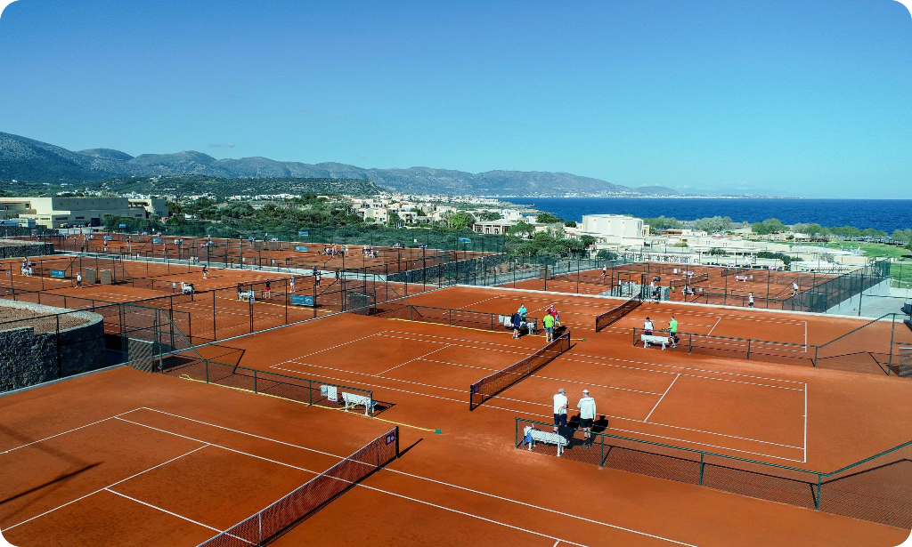 Tennis courts overview