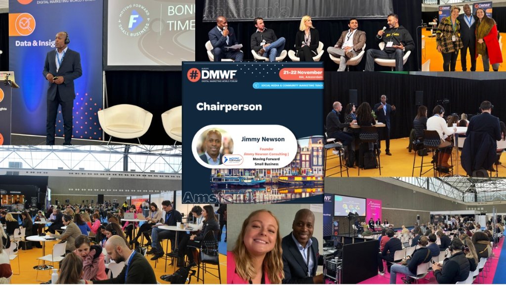 Jimmy Newson speaking and chairing at the Digital Marketing World Forum, Amsterdam