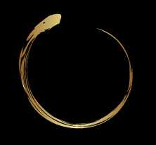 Hypnobreath® Logo Symbol – goldene Enso-Kreis