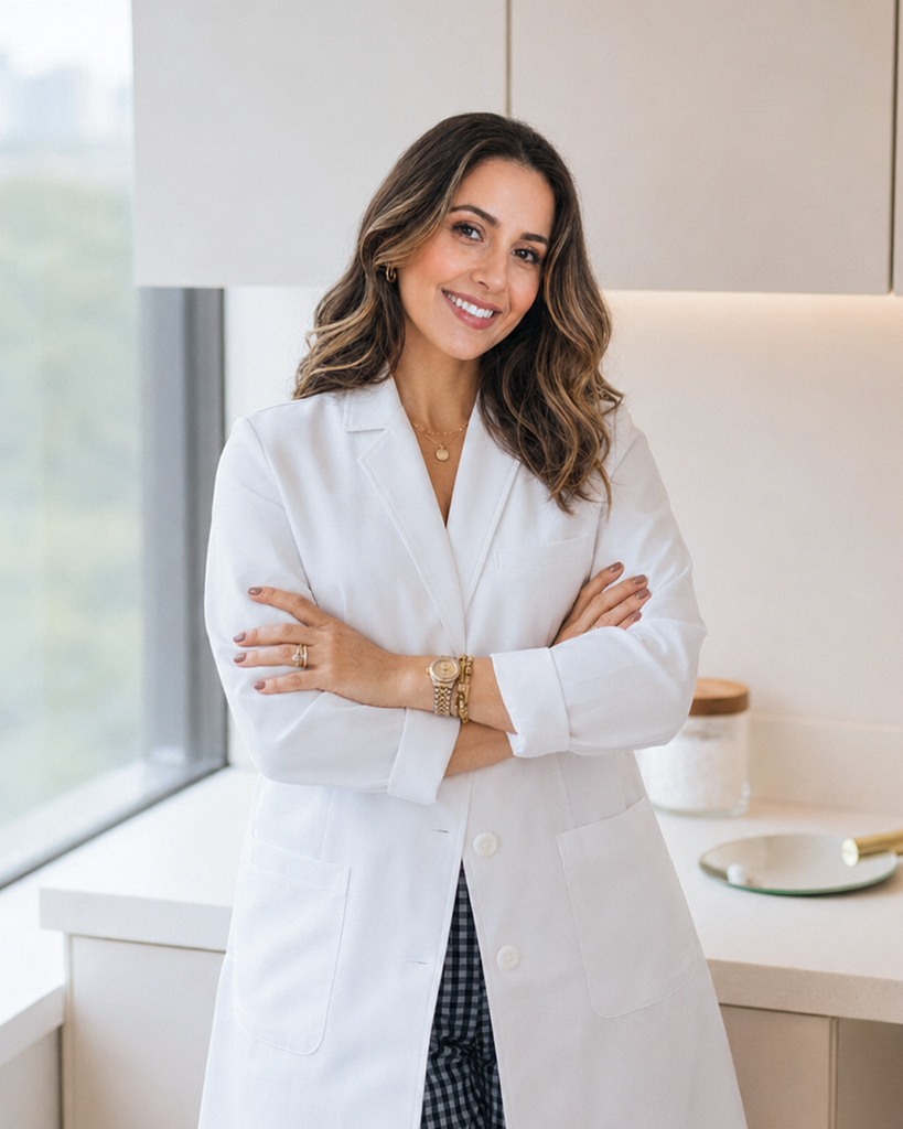 Doctora realizando diagnóstico facial personalizado en Mediskin