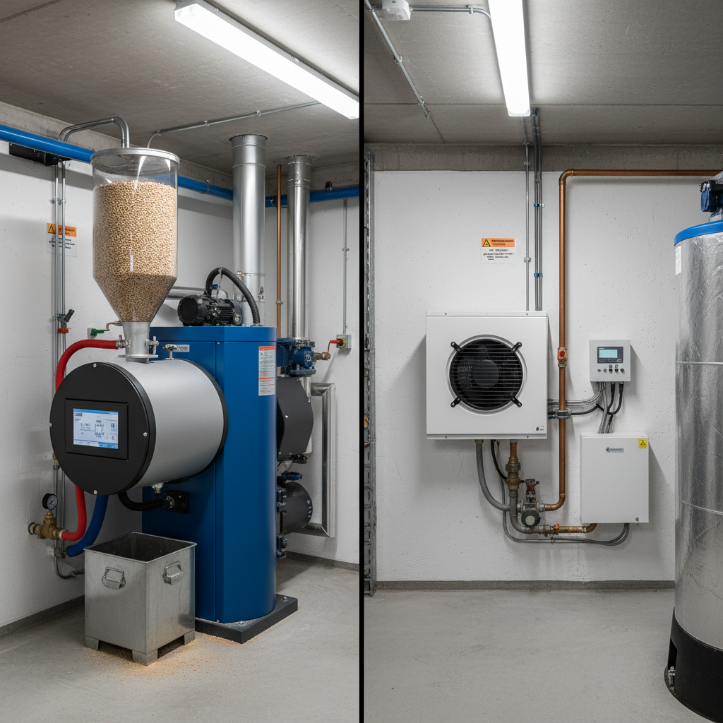 Pelletheizung vs. Wärmepumpe 2025: Welche Heizung passt besser zu Ihrem Haus?