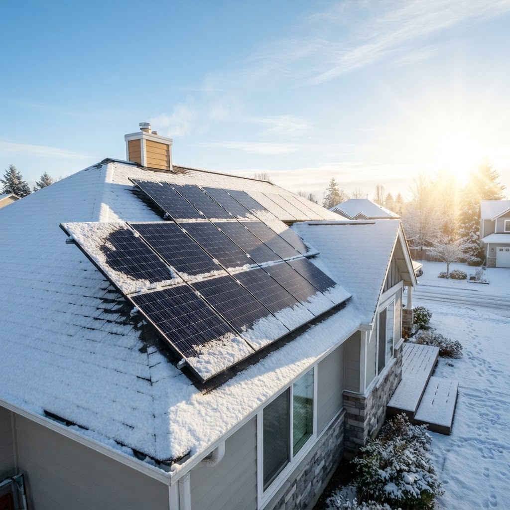 Photovoltaik im Winter: Lohnt sich Solarstrom auch in der kalten Jahreszeit?