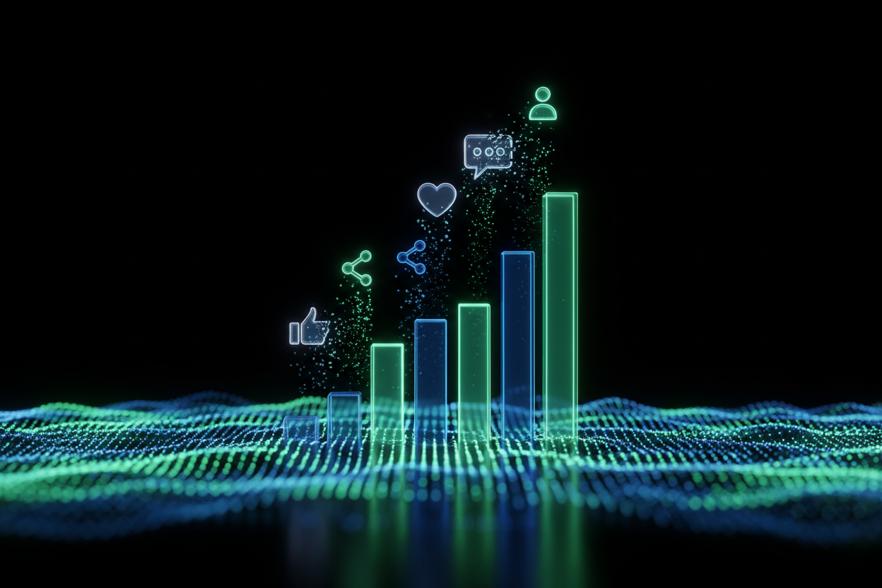 Social media growth