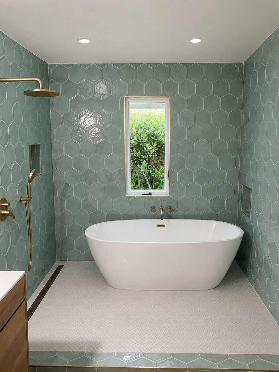 Recent bathroom remodeling project in San Diego 1