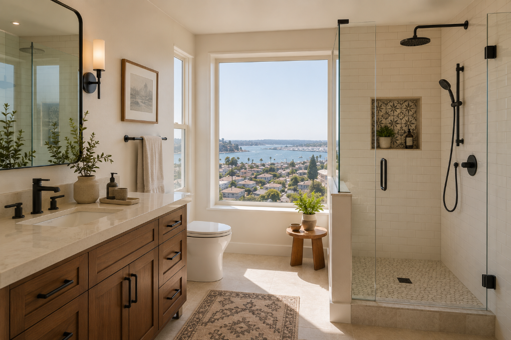 Bathroom remodeling in Point Loma, San Diego