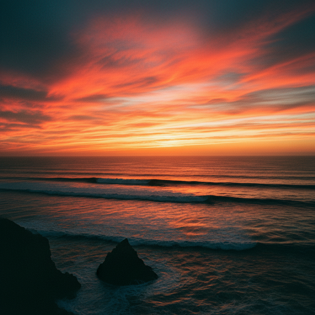 Pacific sunset