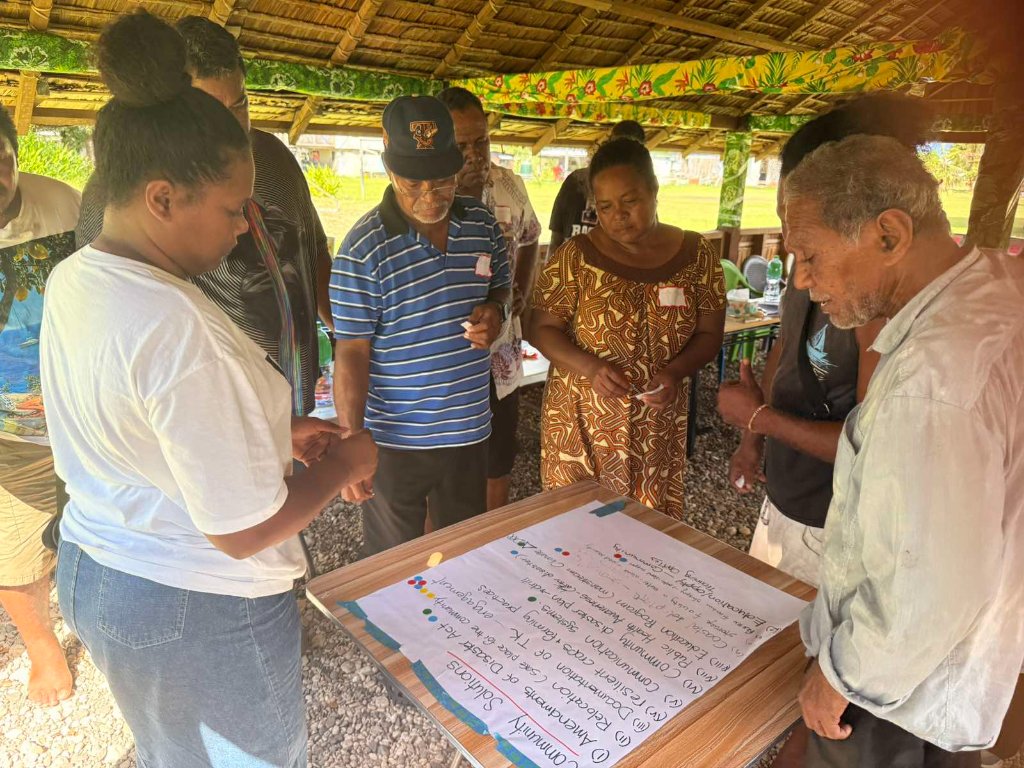 Field validation and local consultation