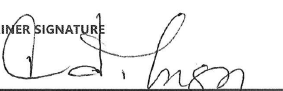 Trainer signature