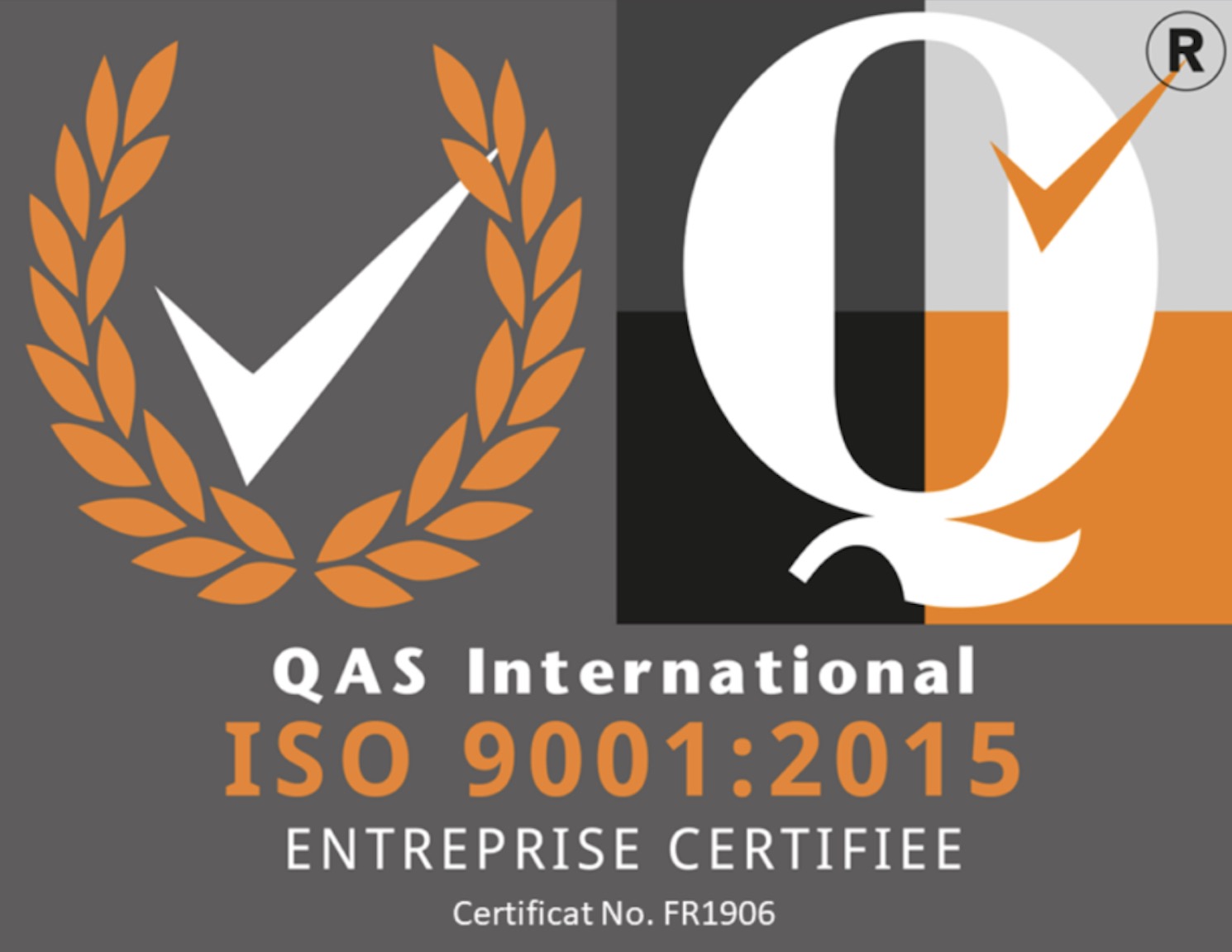 Certification ISO 9001:2015 - QAS International