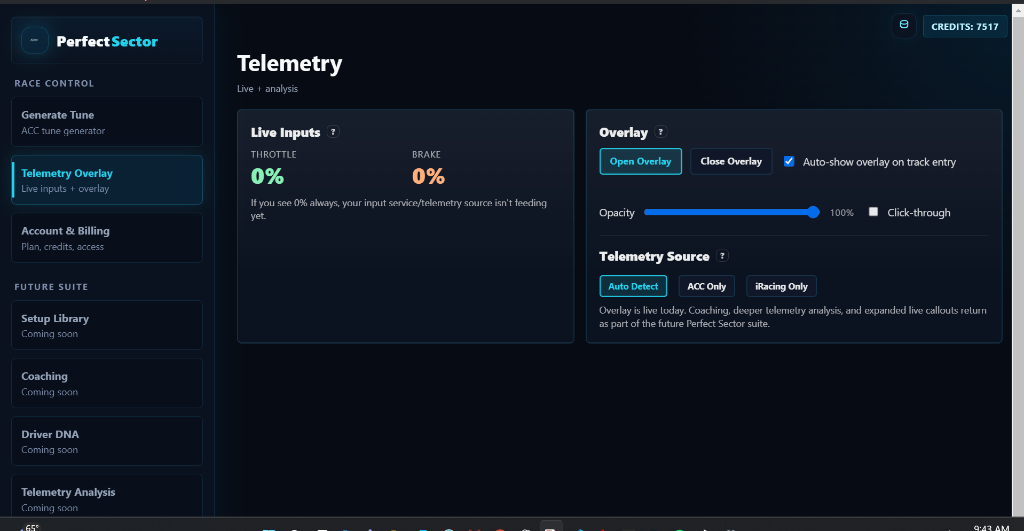 Telemetry Overlay