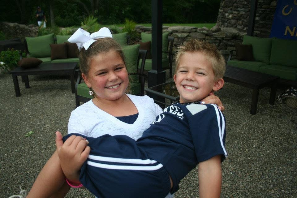 Ryder and sibling as kids