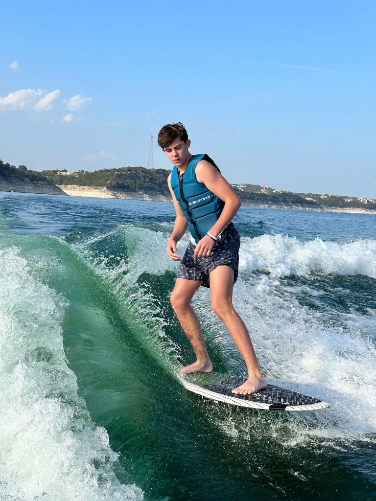 Ryder wakesurfing