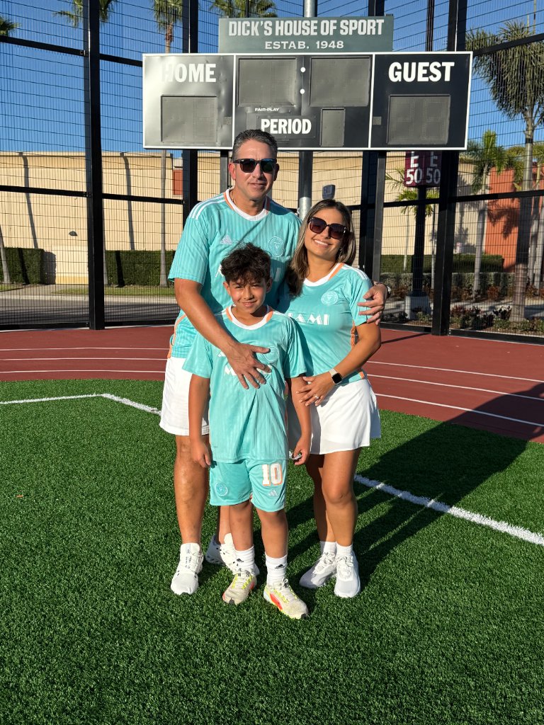 Soccer Locos family on the pitch