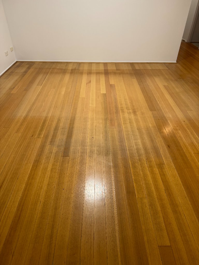 Clear Waterbase Low-Sheen — Before