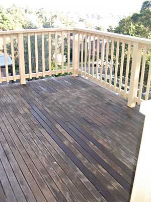 Hardwood Decking — Before