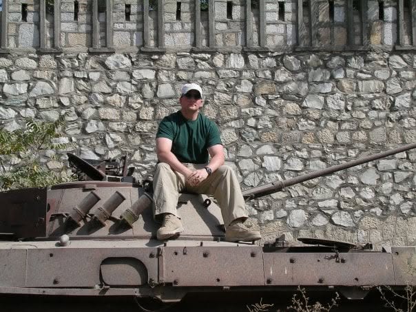 Gary Parkhurst in Afghanistan