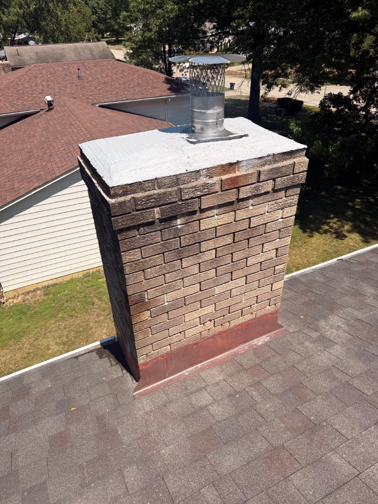 Tuck Point and Crown Repair with Wood Stove Install - Northeast Ohio