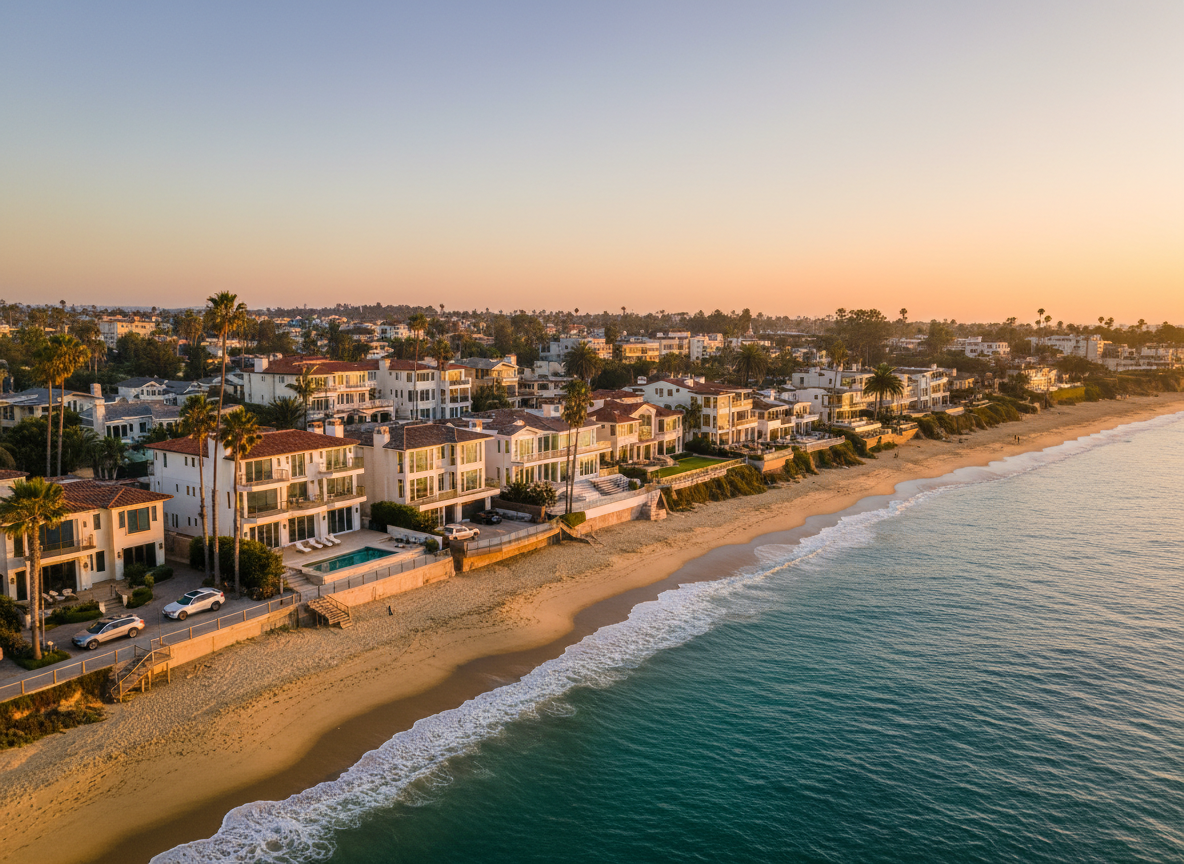 Homes in Orange County, Southern California