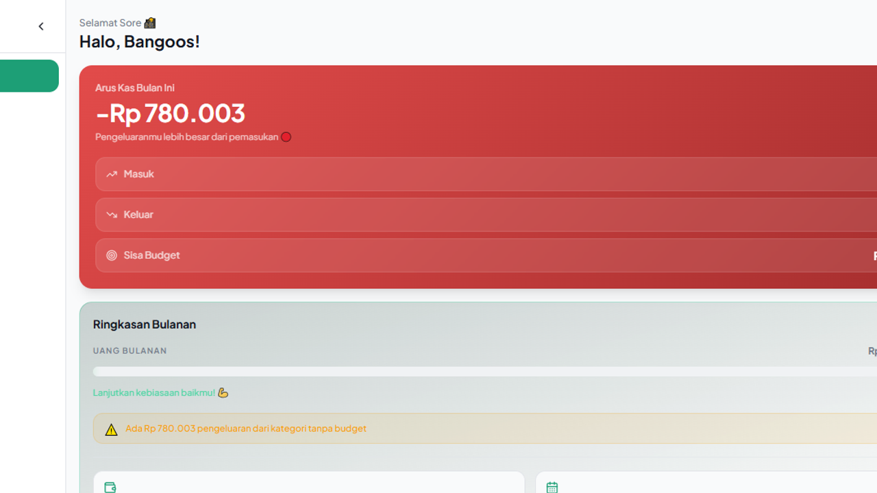 Finance Tracker template preview