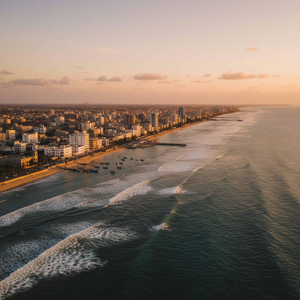Mogadishu coastline