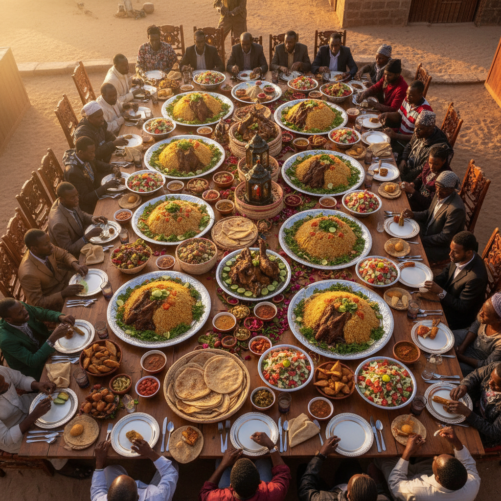 Catering feast
