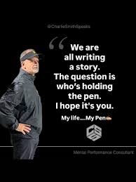 Charlie Smith quote: who's holding the pen