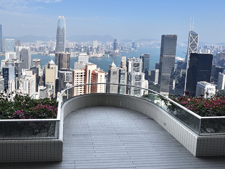 Victoria Harbour view from Mid-levels