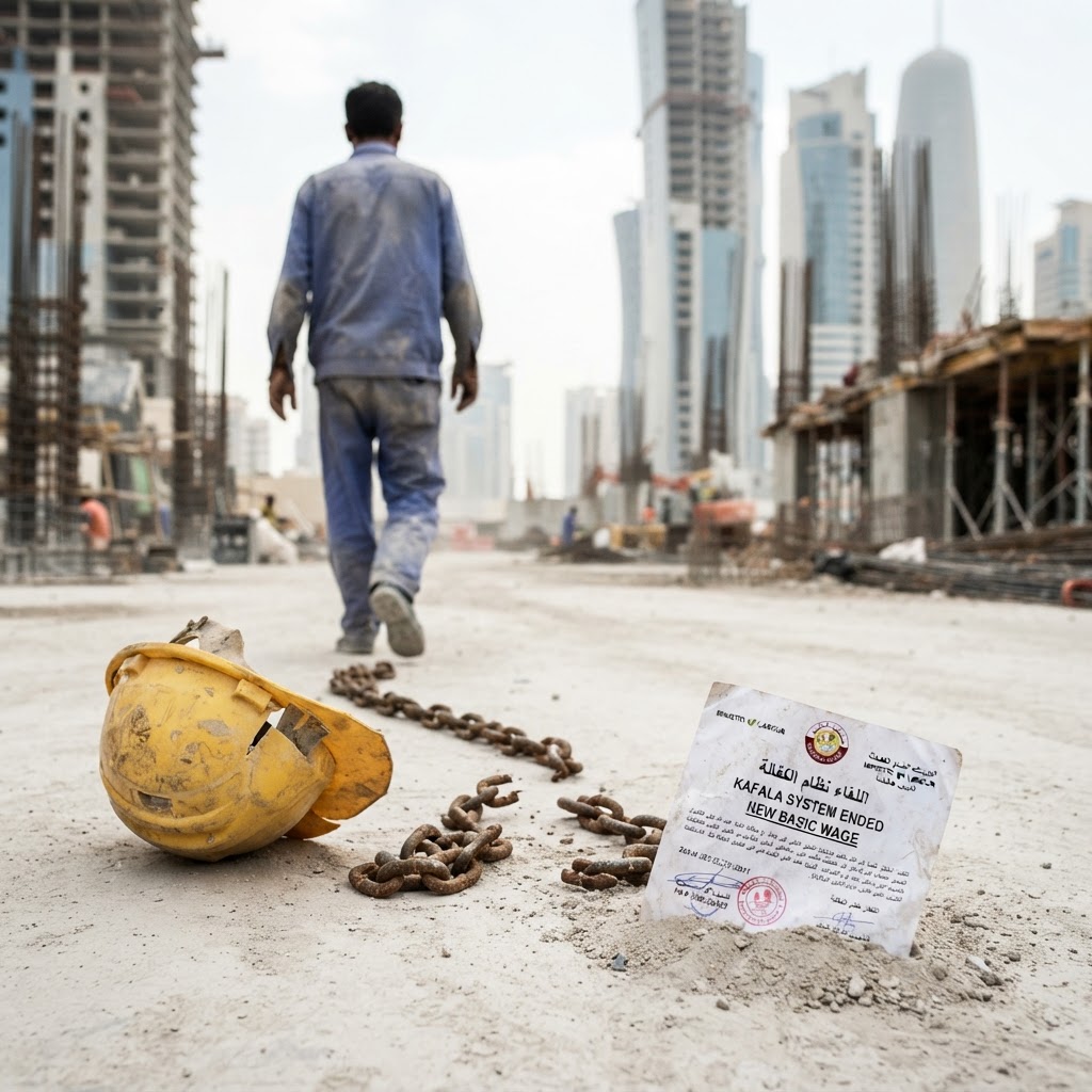 Qatar labor reform announcement