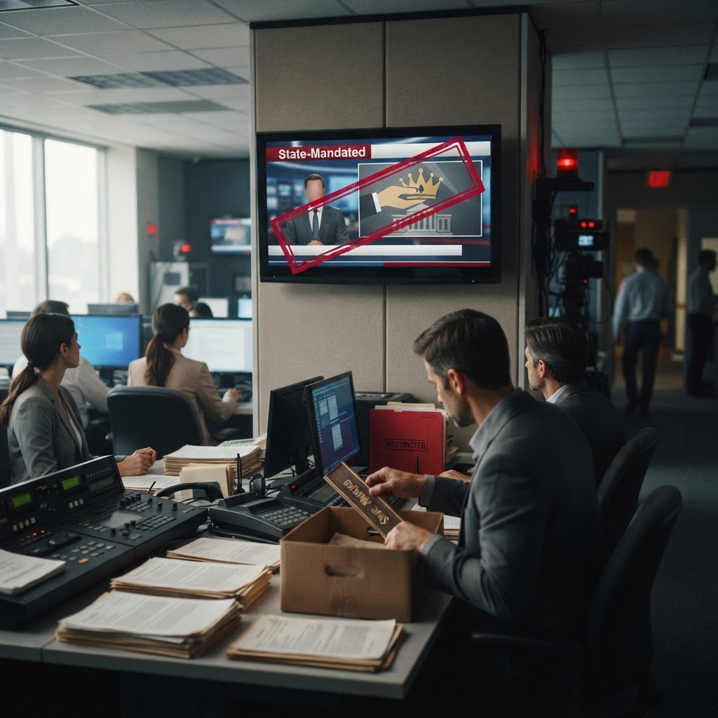 Al Jazeera newsroom in Doha.