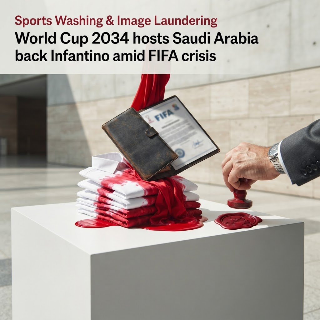Gianni Infantino at a FIFA event