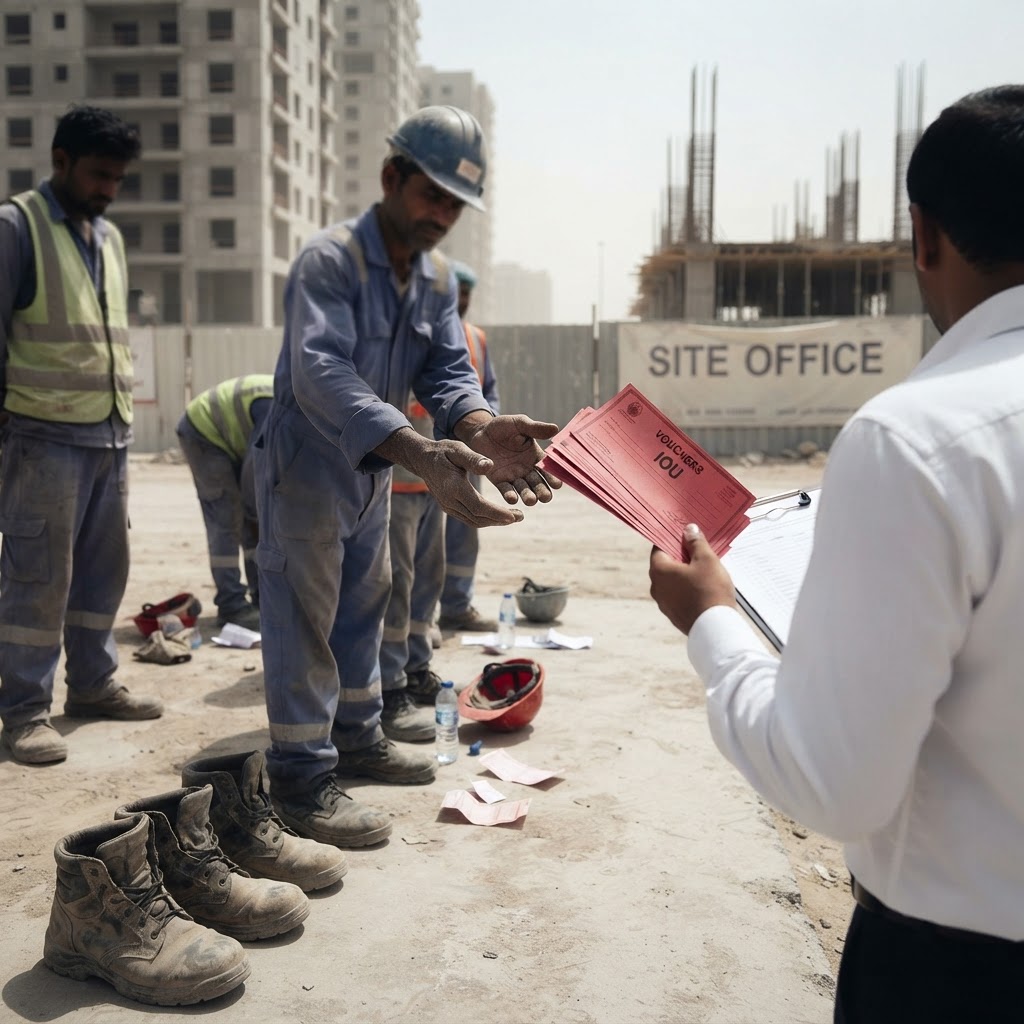 Construction site in Qatar
