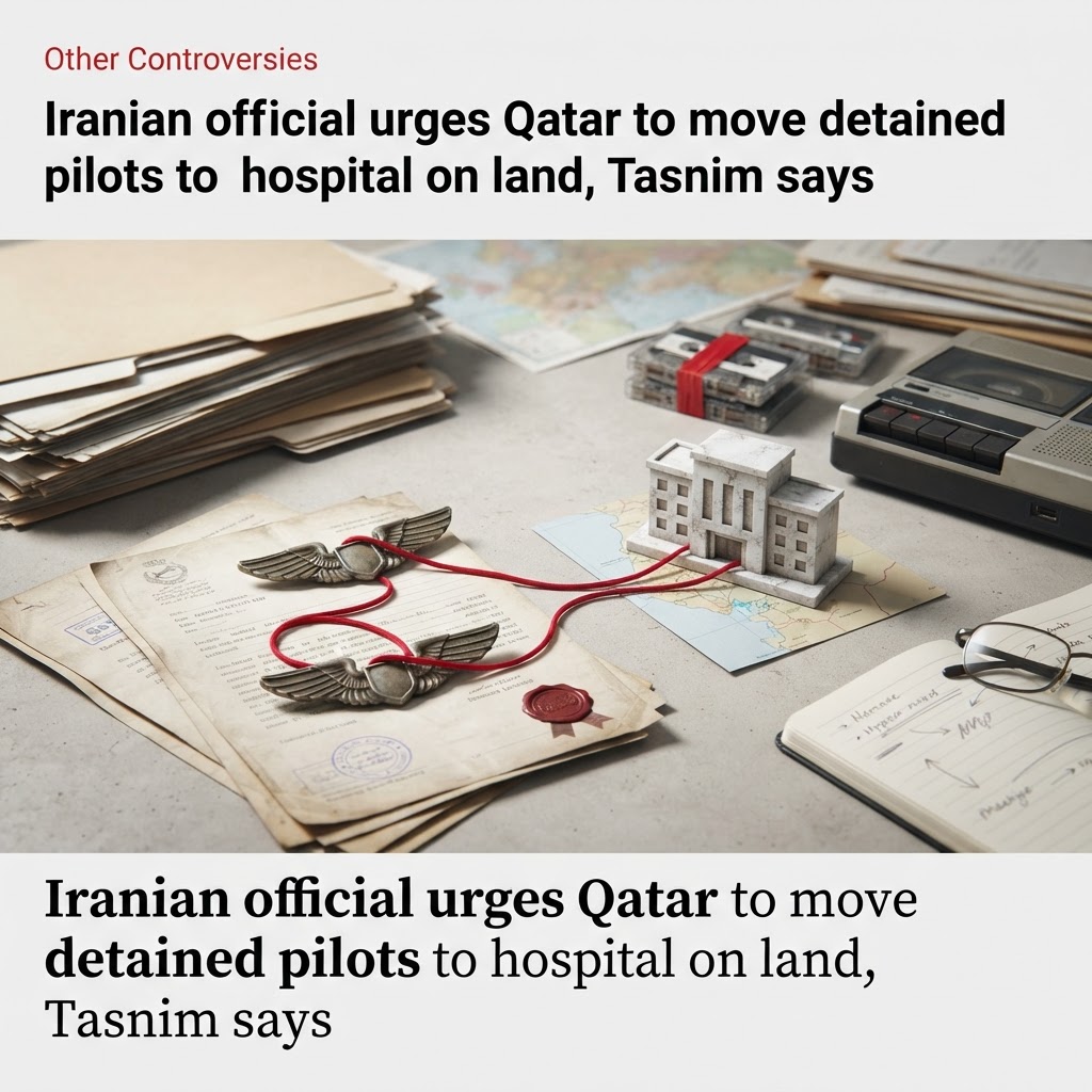 News headline regarding Iranian pilots