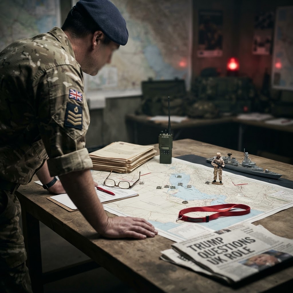 UK military deployment to the Gulf region