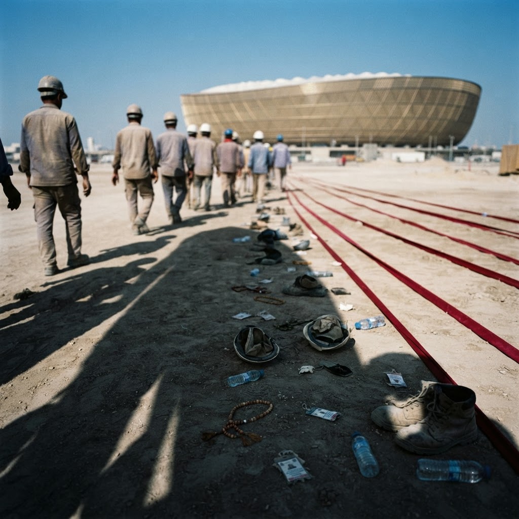 A memorial for deceased migrant workers.