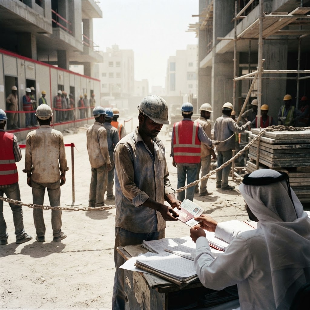 Migrant laborers working in Gulf Cooperation Council countries