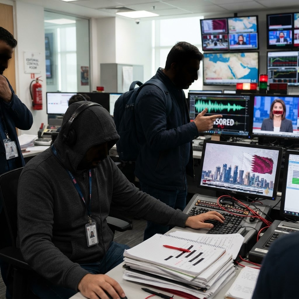 The Al Jazeera Network headquarters in Doha.