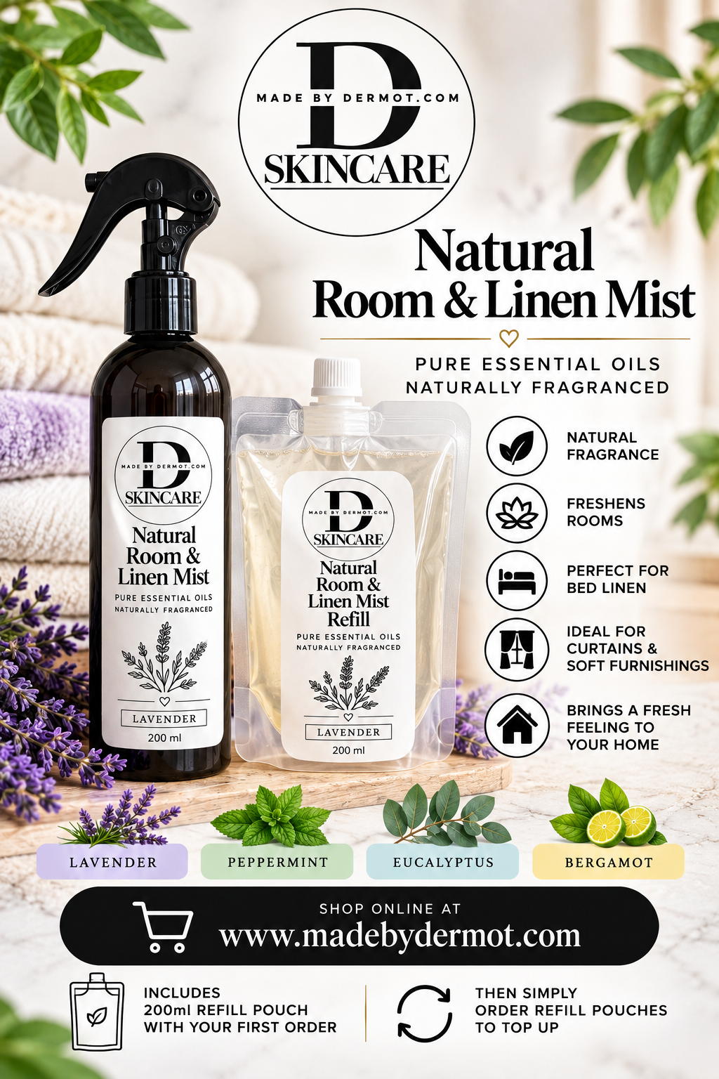 Natural Room & Linen Mist