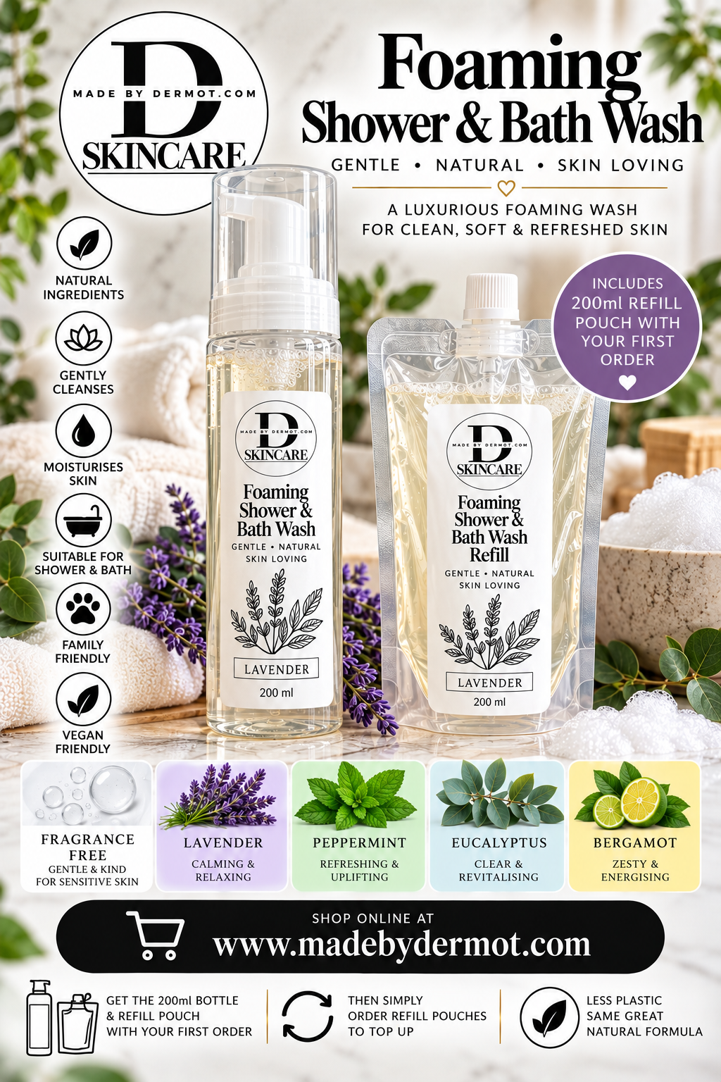 Foaming Shower & Bath Wash