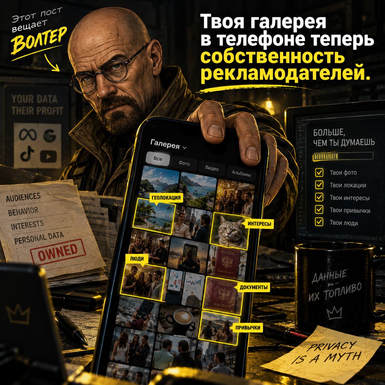 Твоя галерея в телефоне теперь собственность рекламодателей.