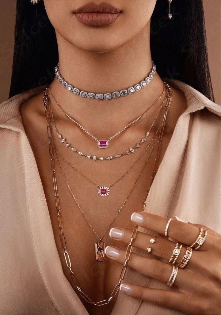 Collection de bijoux élégants