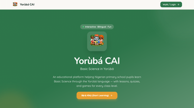 CAI Yoruba template preview