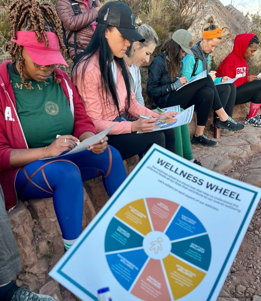 Outdoor wellness session