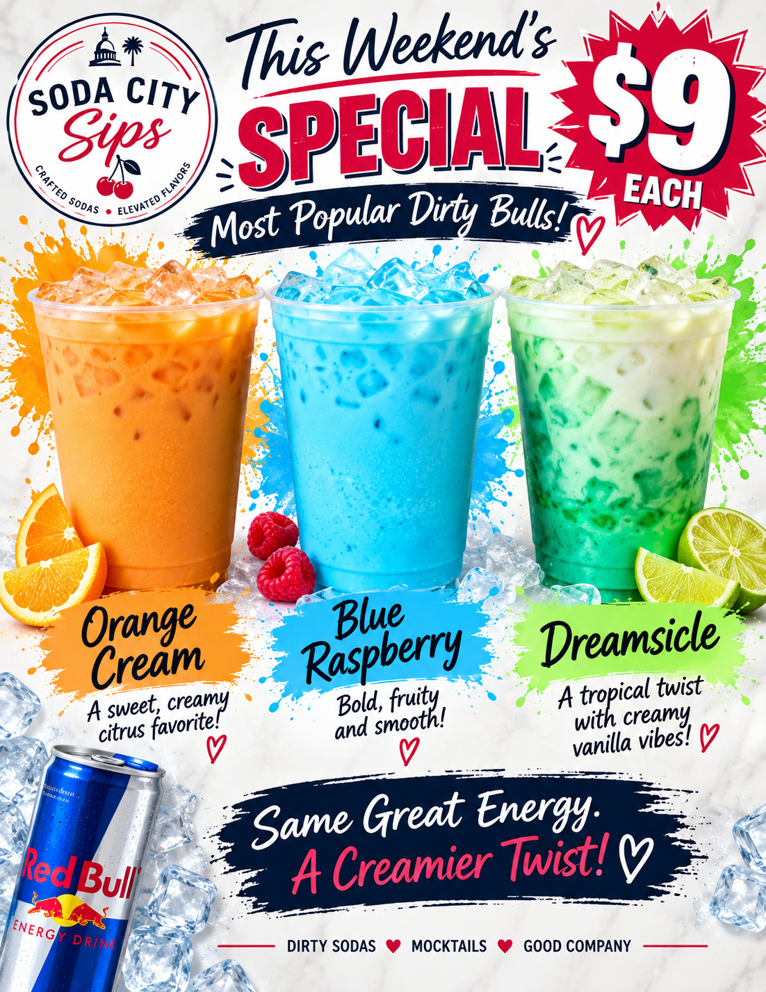Creamy Red Bulls — This Weekend's Special